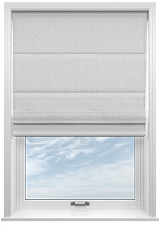 Skyscraper, Putty - Twist&Fit Roman Blind